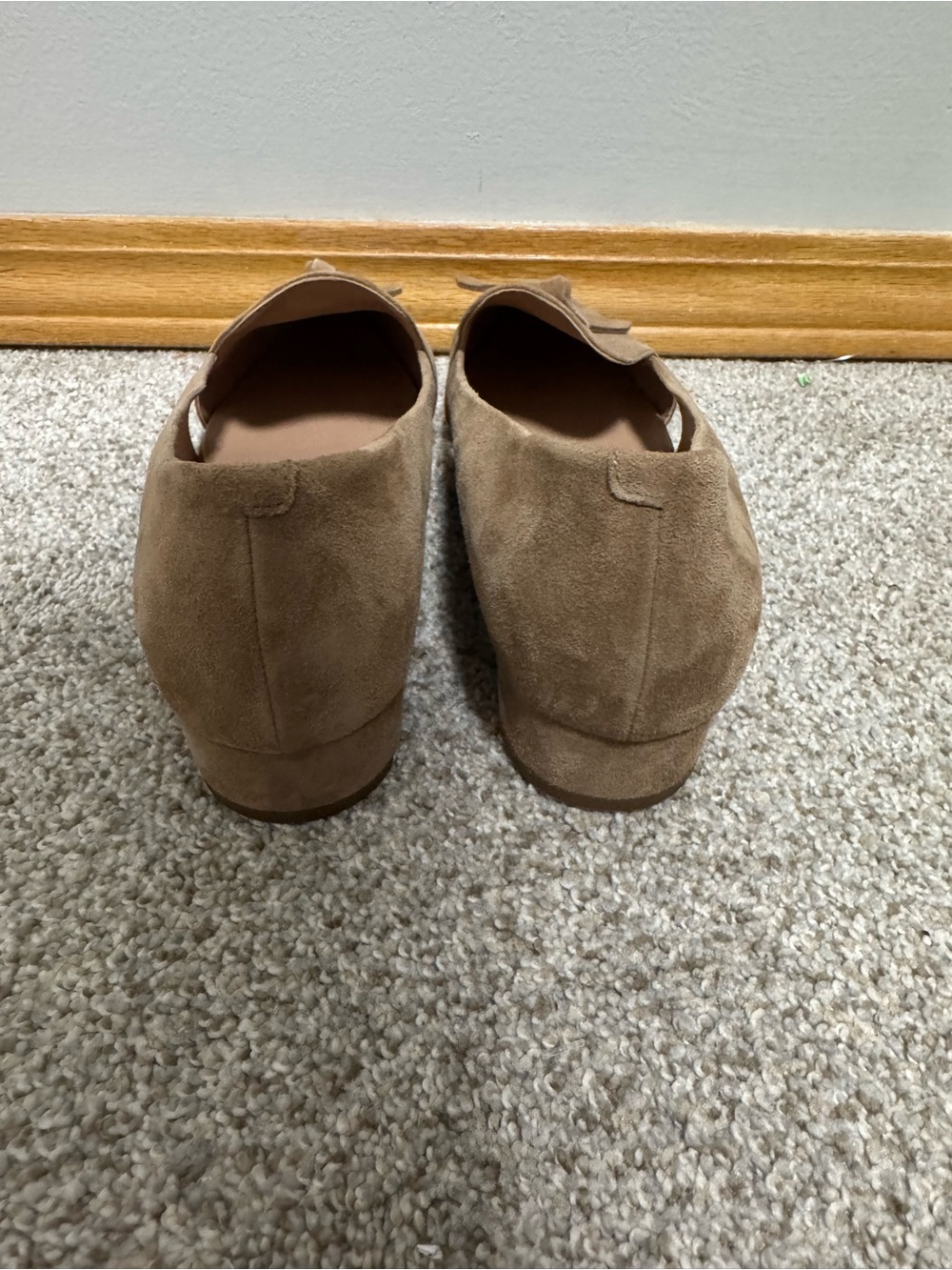 Cole Haan Womens Viola Skimmer Faux Suede Pointed Toe Loafers - Picture 7 of 9